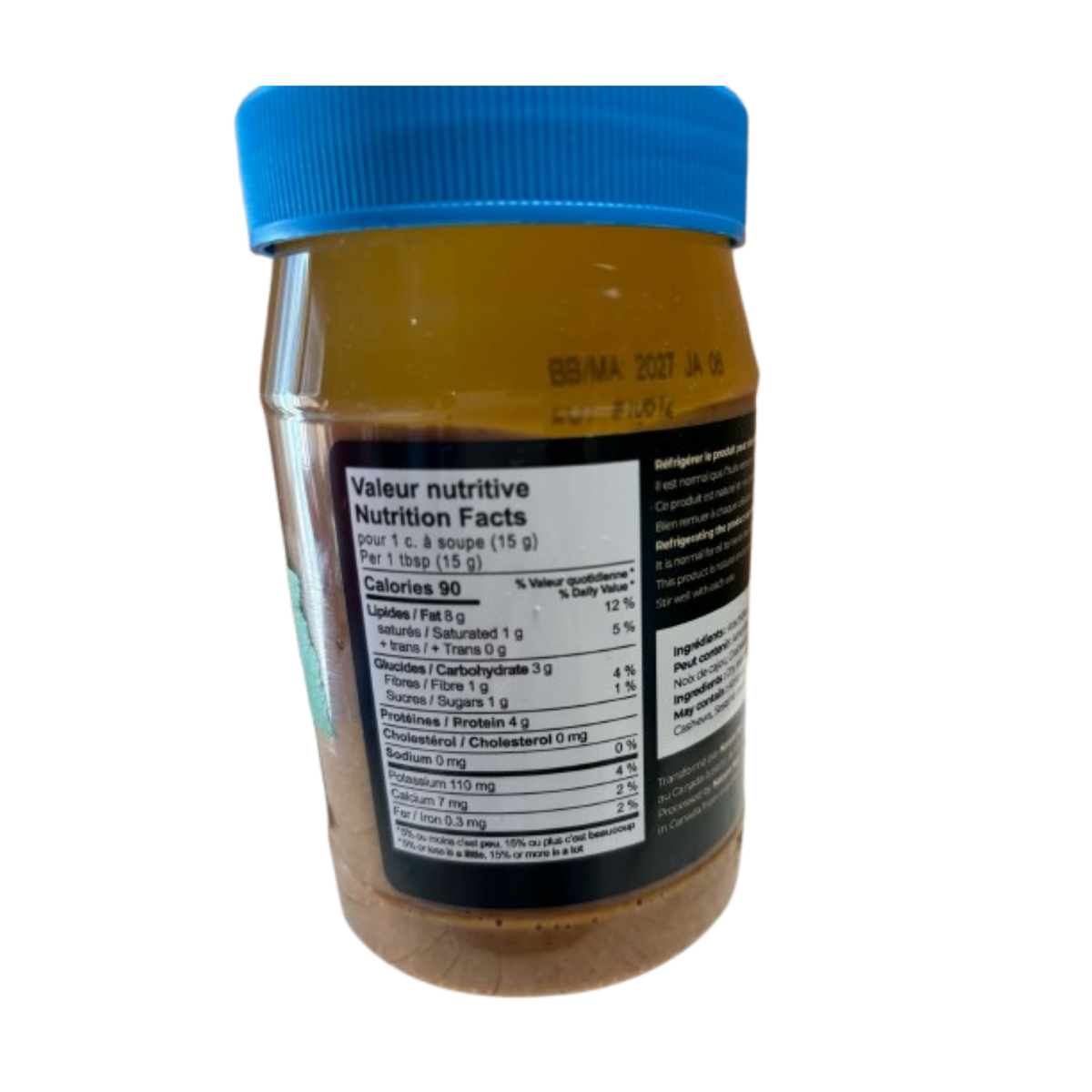 Nature Nut – Beurre d’arachides crémeux – 100 % naturel