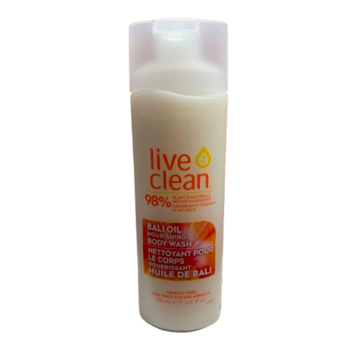 Live Clean – Nettoyant pour le corps nourrissant à l’huile de Bali – 500 ml