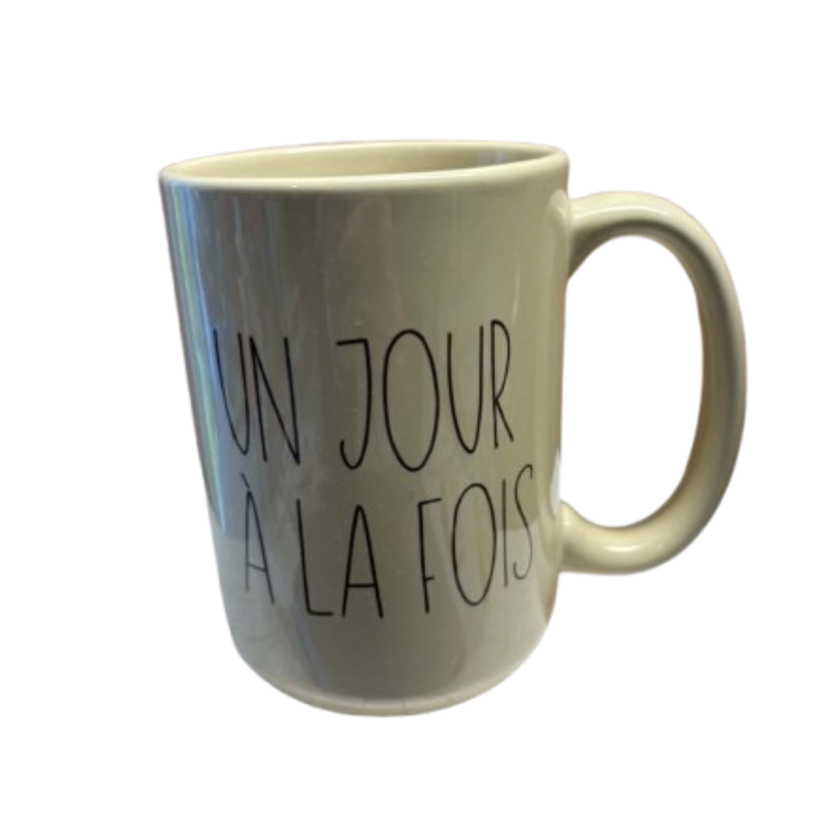 Grande tasse en céramique – « Un jour à la fois »