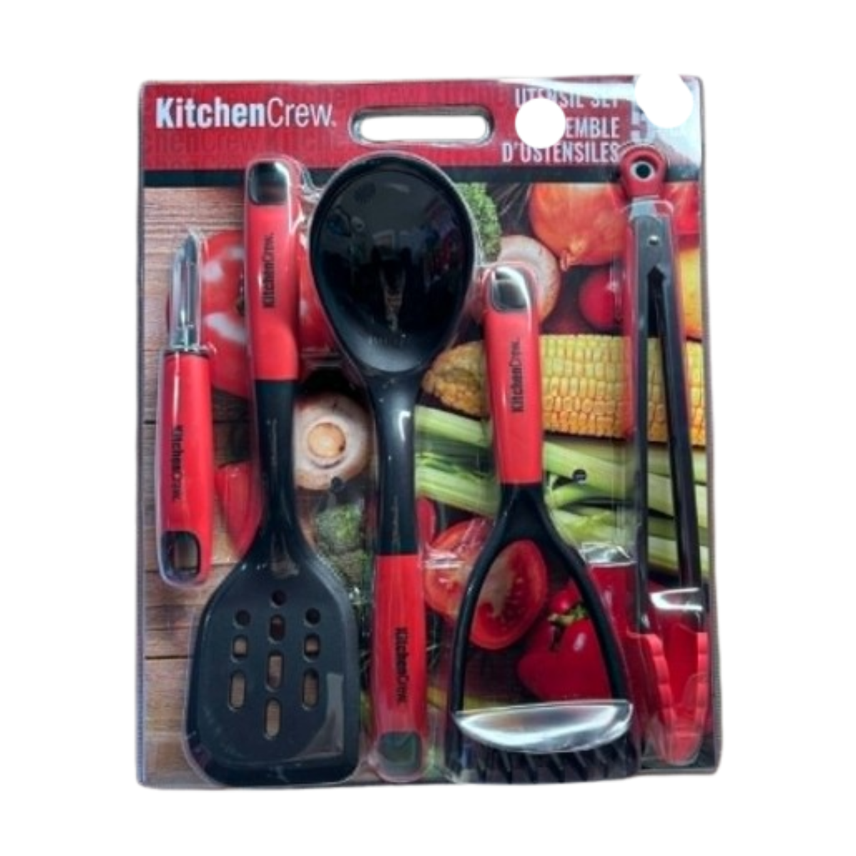 KitchenCrew – Ensemble d’ustensiles de cuisine – 6 pièces