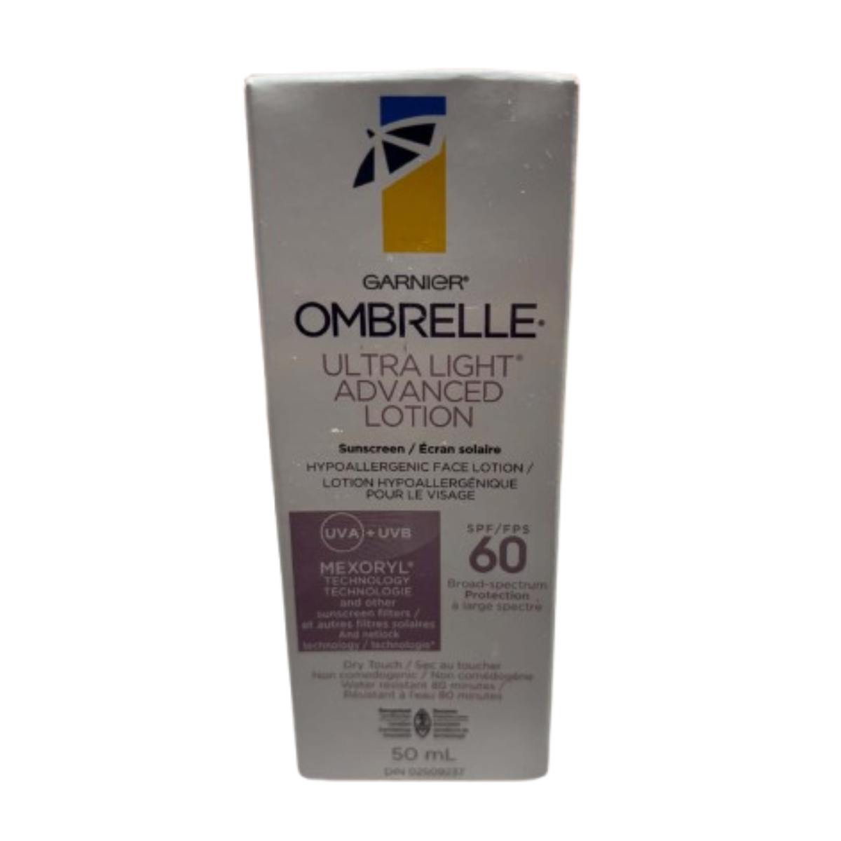 Garnier Ombrelle Ultra Light – Lotion solaire visage FPS 60 – 50 ml