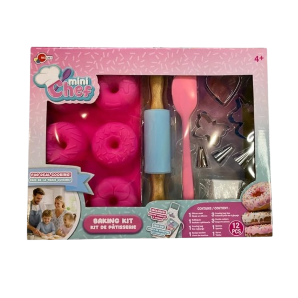 Mini Chef – Kit de pâtisserie pour enfants (12 pièces)