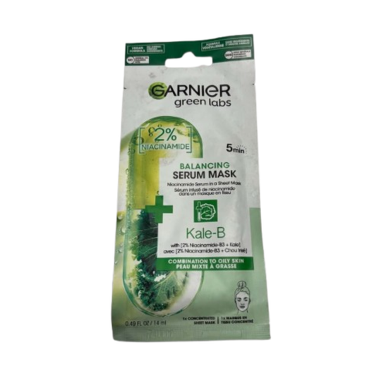 Garnier – Masque sérum équilibrant à la niacinamide