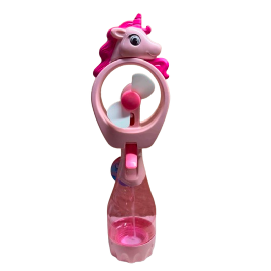 Ventilateur brumisateur portatif – Licorne rose