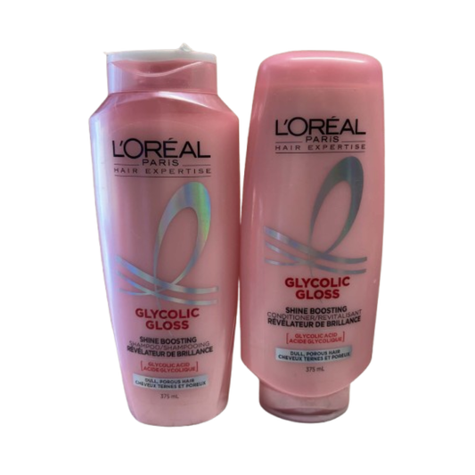 L’Oréal Paris Glycolic Gloss – Duo shampoing et revitalisant
