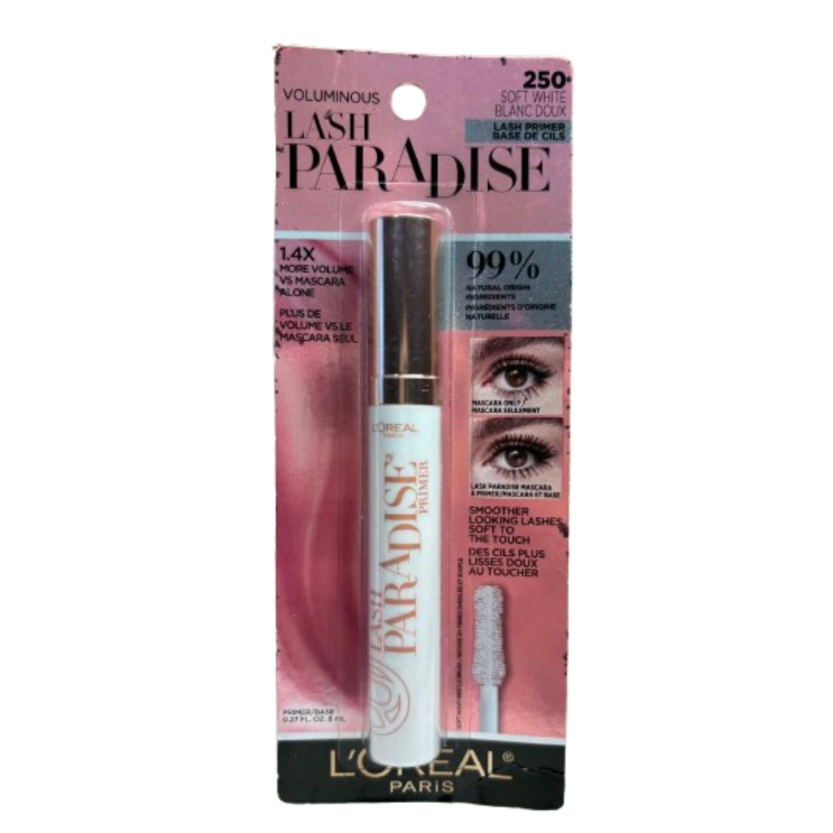 L’Oréal Paris Voluminous Lash Paradise – Base de cils 250 Blanc doux