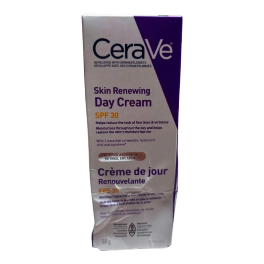 CeraVe – Crème de jour renouvelante FPS 30 – 50 g