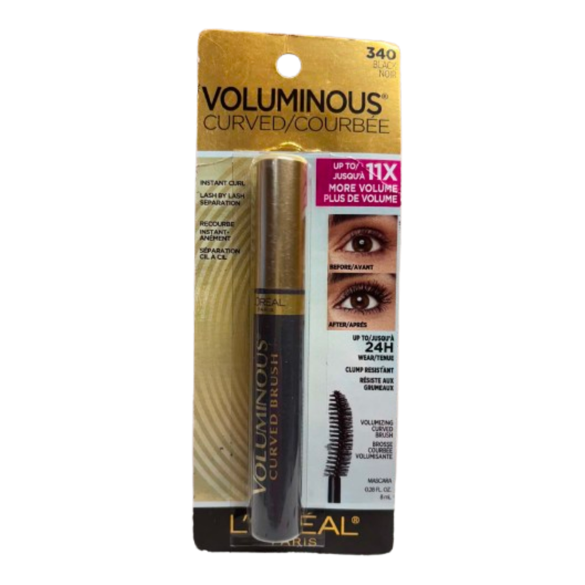 L’Oréal Paris Voluminous Curved – Mascara noir – 8 ml