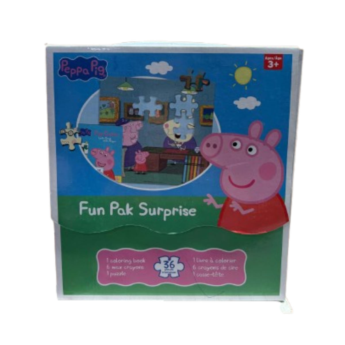 Peppa Pig – Ensemble surprise d’activités – 36 pièces