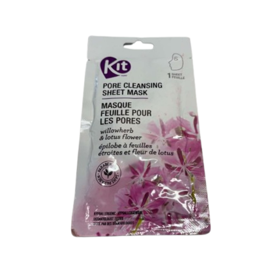 Masque en feuille nettoyant pour les pores