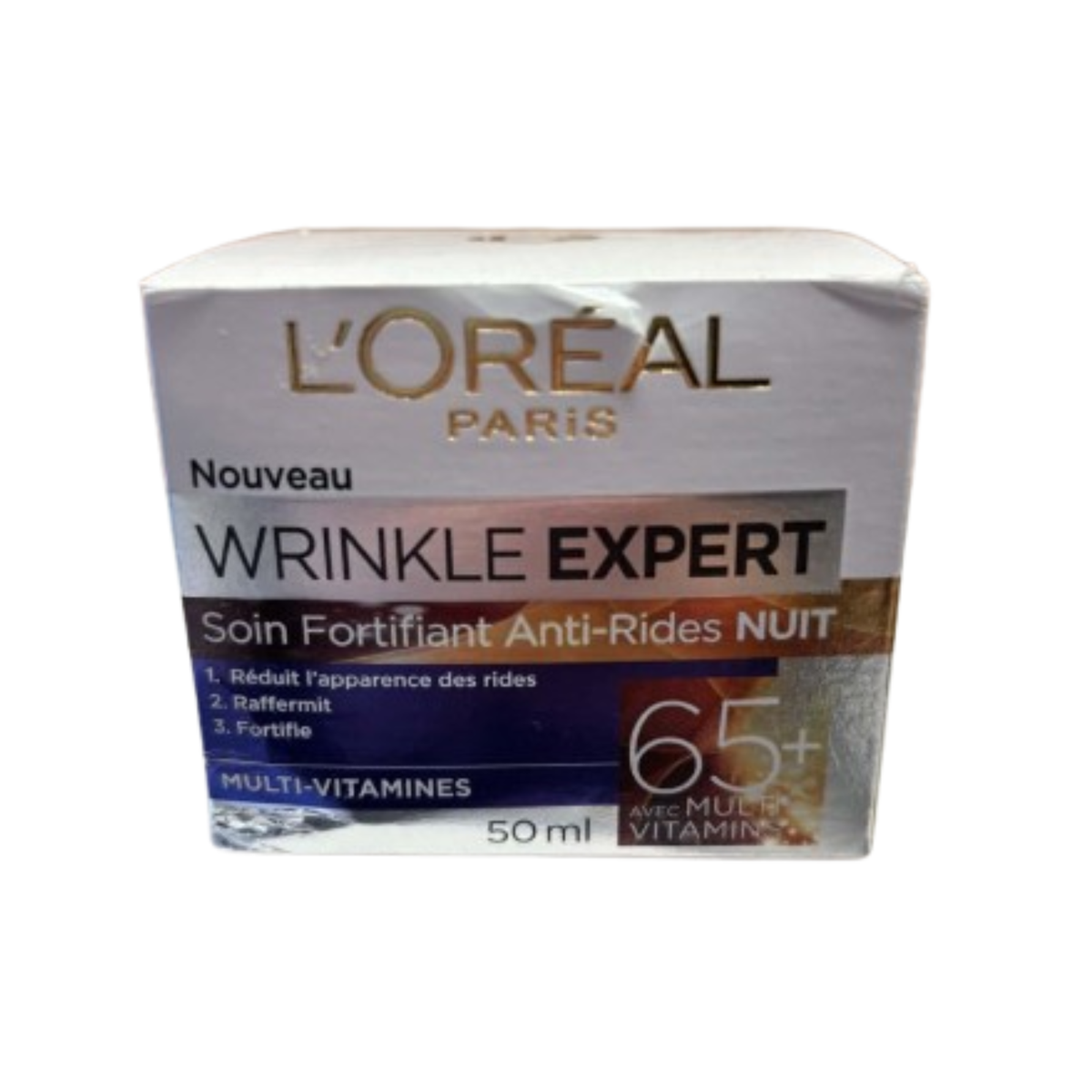L’Oréal Paris Wrinkle Expert 65+ – Soin fortifiant anti-rides nuit
