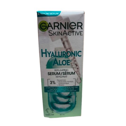 Garnier SkinActive – Sérum repulpant à l’acide hyaluronique et à l’aloès – 30 ml