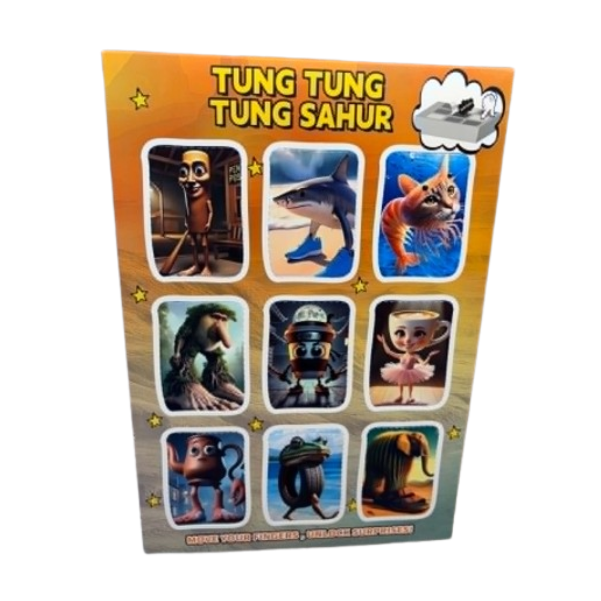 Italian Brainrot – Tung Tung Tung Sahur – Boîtier surprise à 9 cases