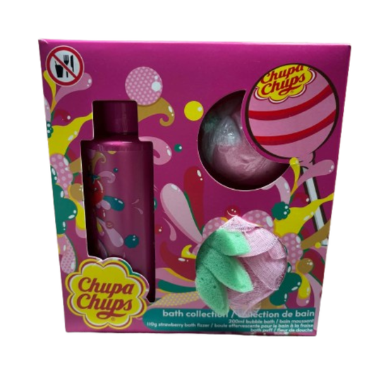 Chupa Chups – Ensemble de bain à la fraise – 3 pièces