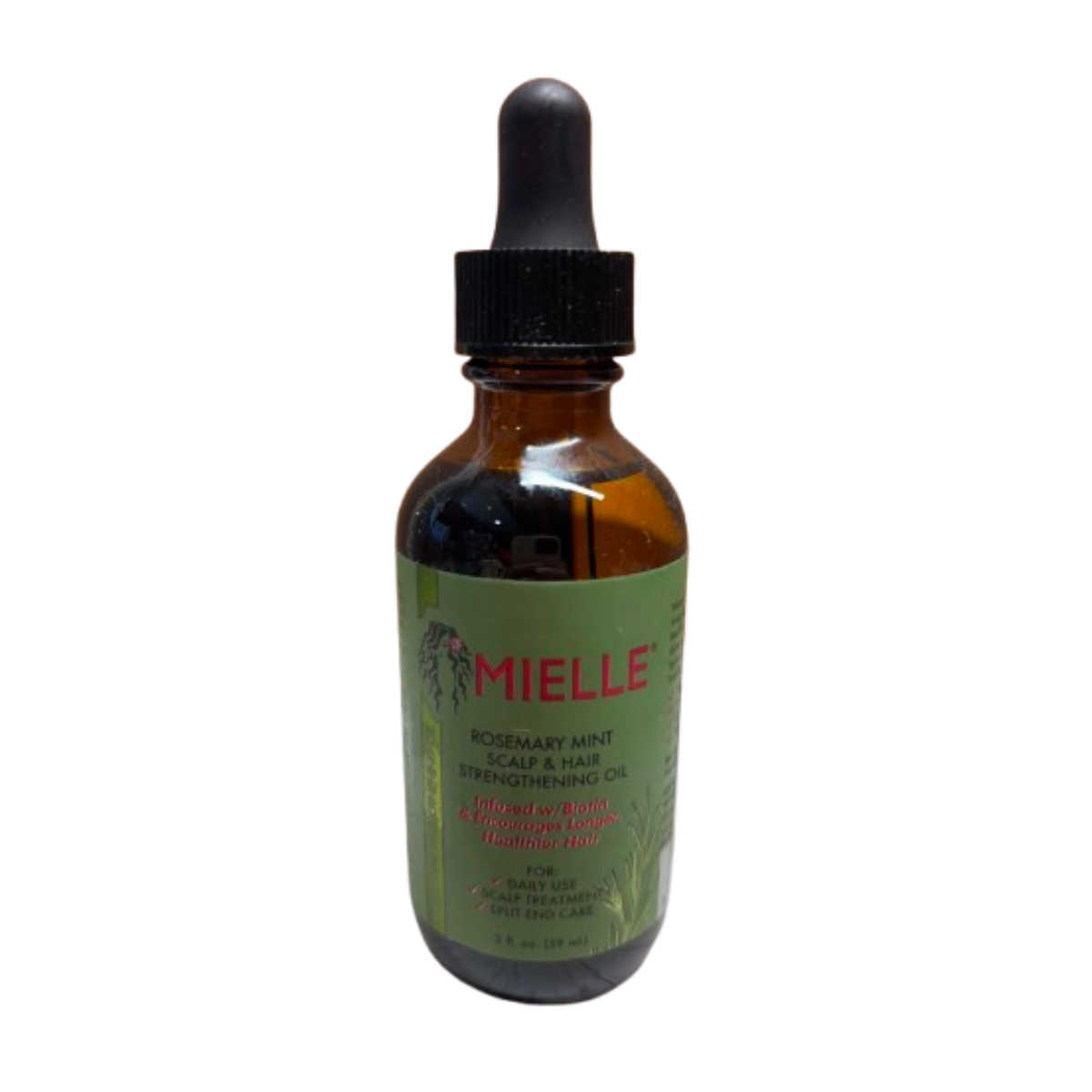 Mielle – Huile fortifiante pour le cuir chevelu et les cheveux – Romarin et menthe – 59 ml