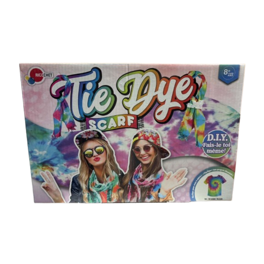 Ensemble pour créer une écharpe colorée