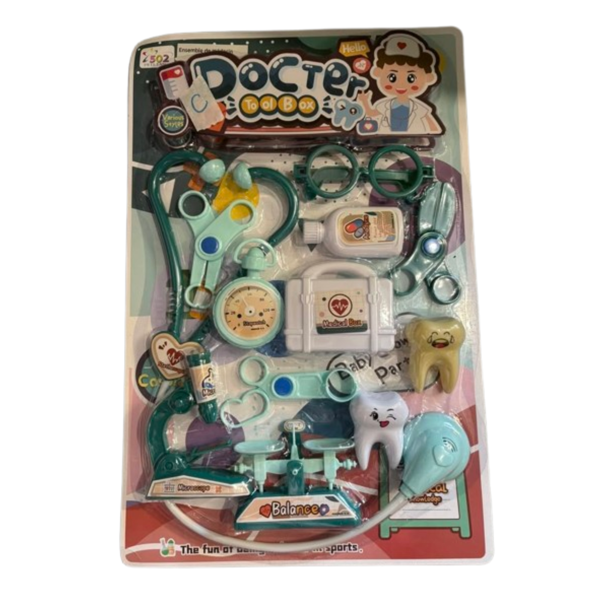 Ensemble de médecin pour enfants – Jeu d’imitation