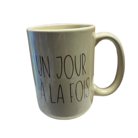 Grande tasse en céramique – « Un jour à la fois »