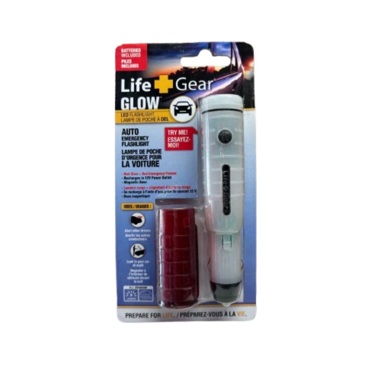 Lampe de poche d’urgence à DEL pour voiture