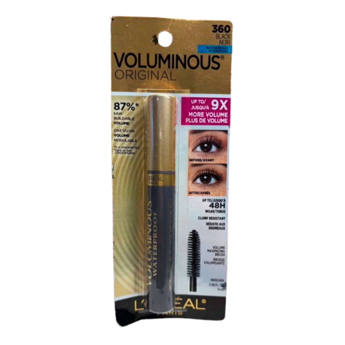 L’Oréal Paris Voluminous Original Waterproof – Mascara noir – 8 ml
