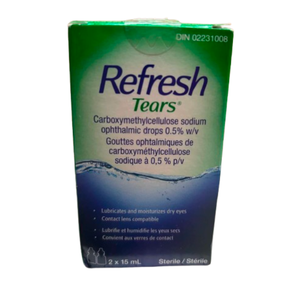 Refresh Tears – Gouttes oculaires lubrifiantes – 2 × 15 ml