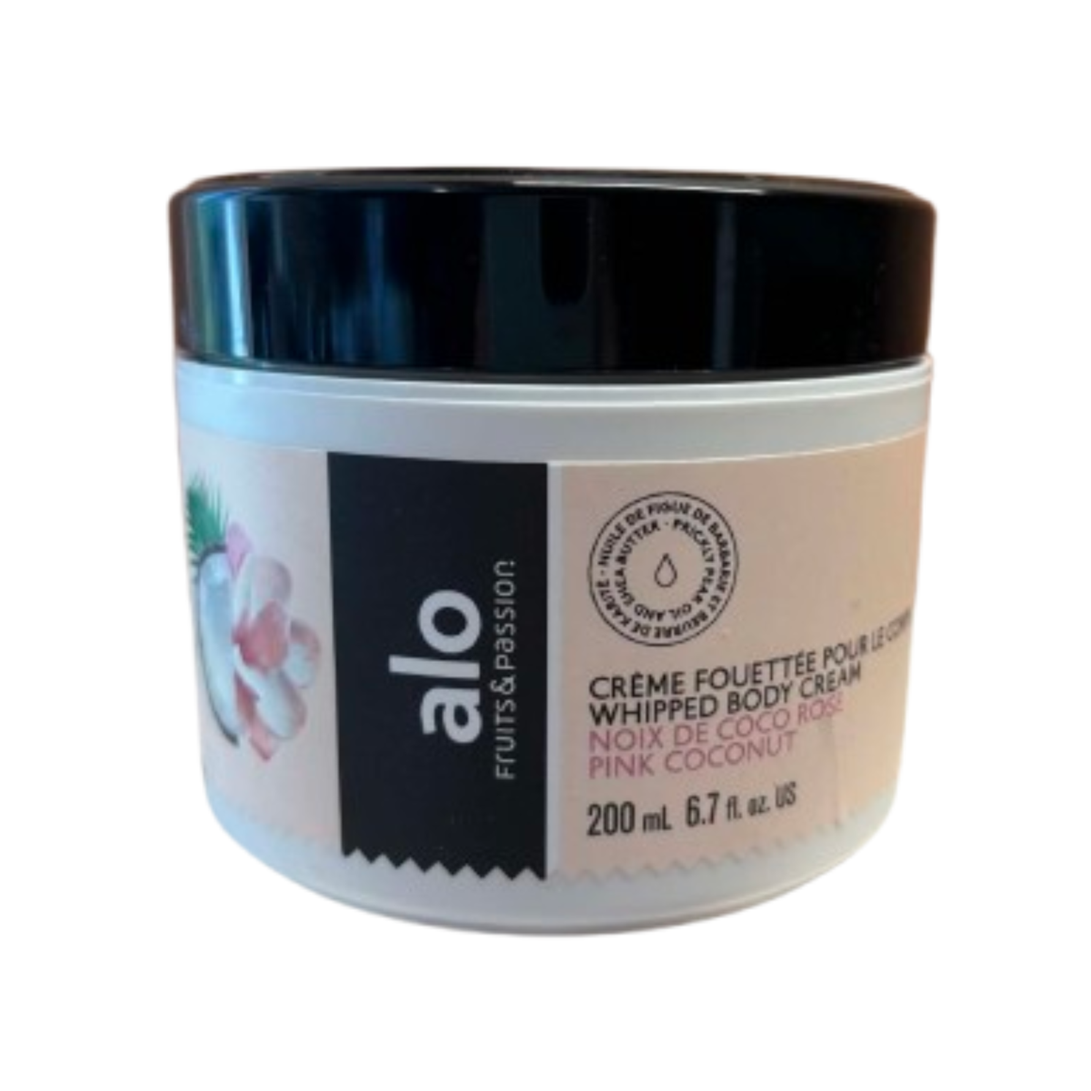 Crème fouettée pour le corps – Noix de coco rose
