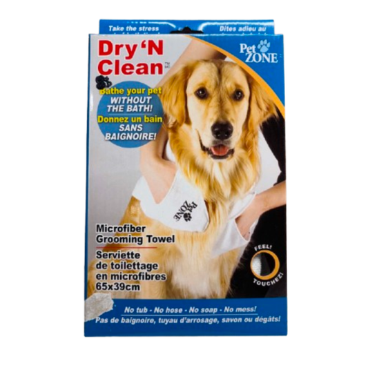 Pet Zone – Serviette de toilettage en microfibres pour animaux