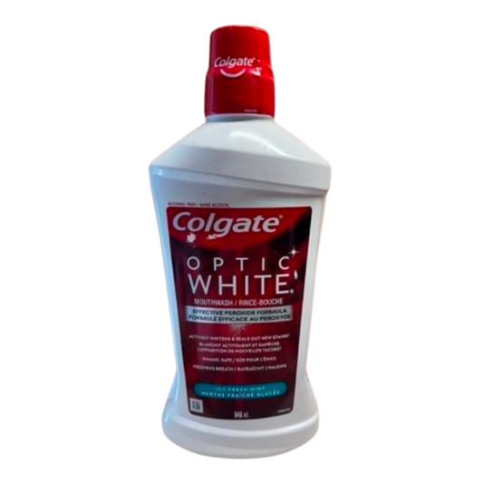 Colgate – Rince-bouche Optic White