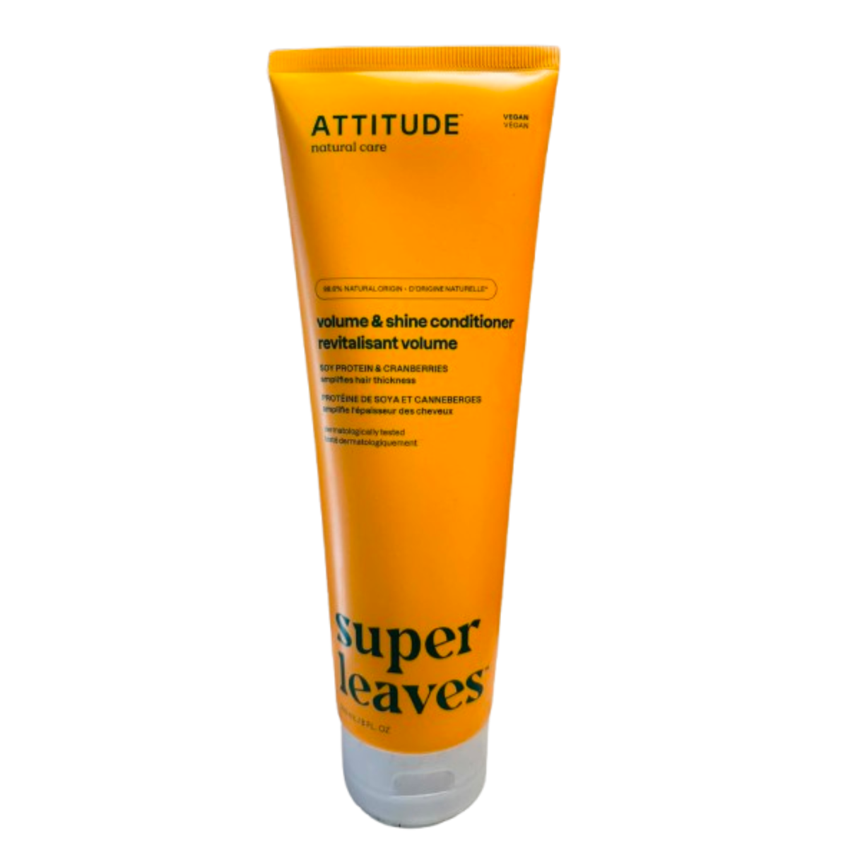 Revitalisant volume et brillance Attitude Super Leaves – protéine de soya et canneberges