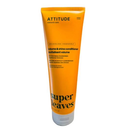 Revitalisant volume et brillance Attitude Super Leaves – protéine de soya et canneberges