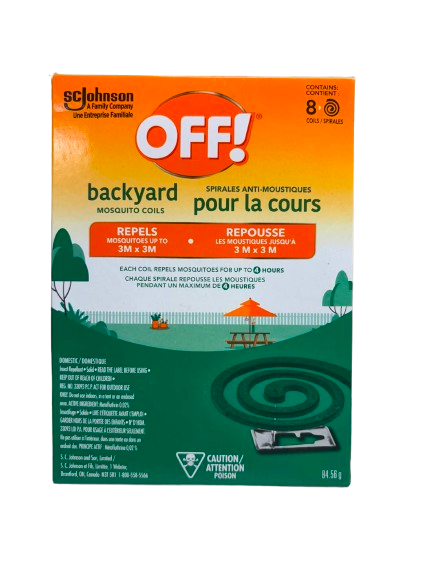 OFF! – Spirales anti-moustiques pour la cour – 8 unités