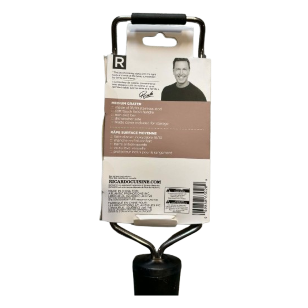 Ricardo – Râpe de cuisine moyenne en acier inoxydable