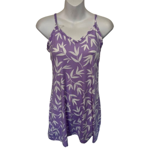 Robe de nuit violette à motifs – La Vie en Rose – Small
