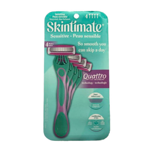 Rasoirs jetables Skintimate peau sensible